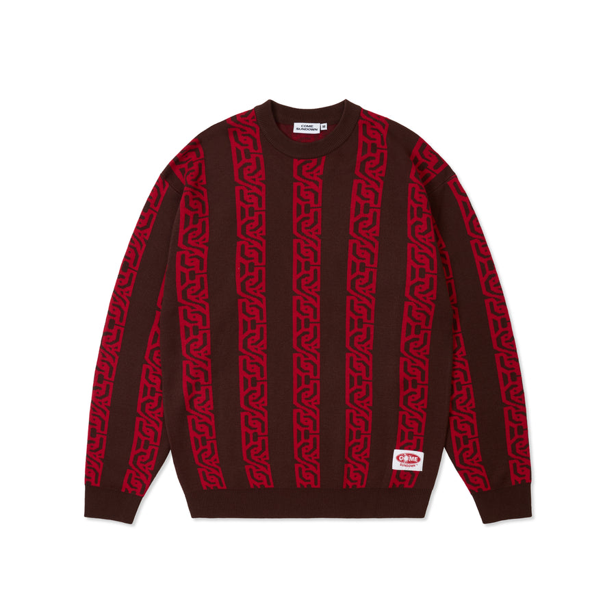 Come Sundown Key Knit Sweater - Brown