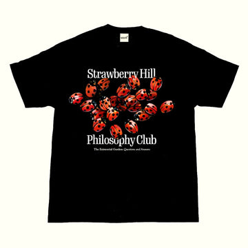 Strawberry Hill Philosophy Club Existential Garden T-Shirt - Black
