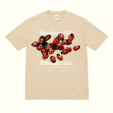 Strawberry Hill Philosophy Club Existential Garden T-Shirt - Cream