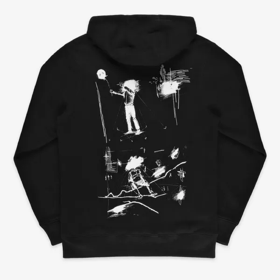 Poetic Collective Sketches Hoodie - Black