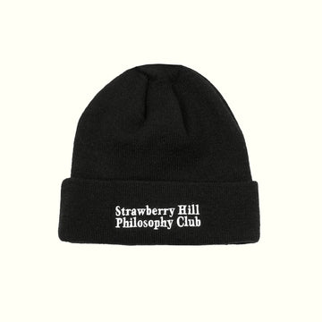 Strawberry Hill Philosophy Club Logo Beanie - Black