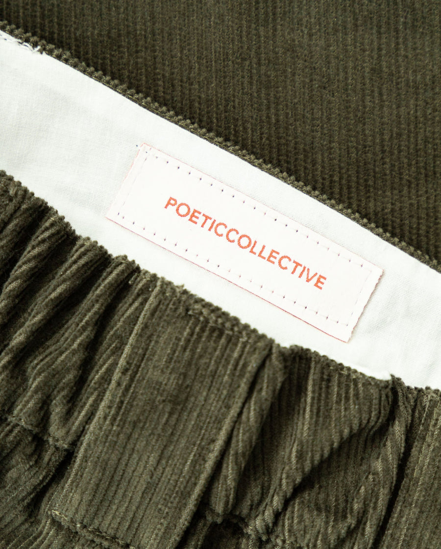Poetic Collective Poet Pants - Olive / Cord