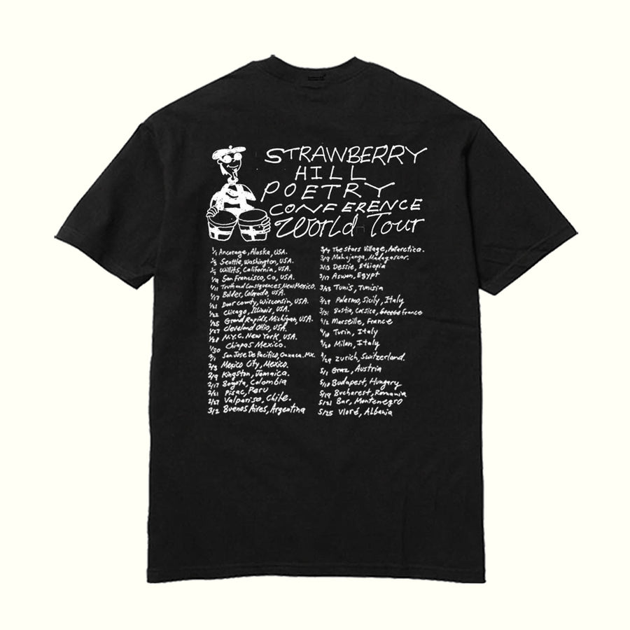 Strawberry Hill Philosophy Club Poetry Slam T-Shirt - Black
