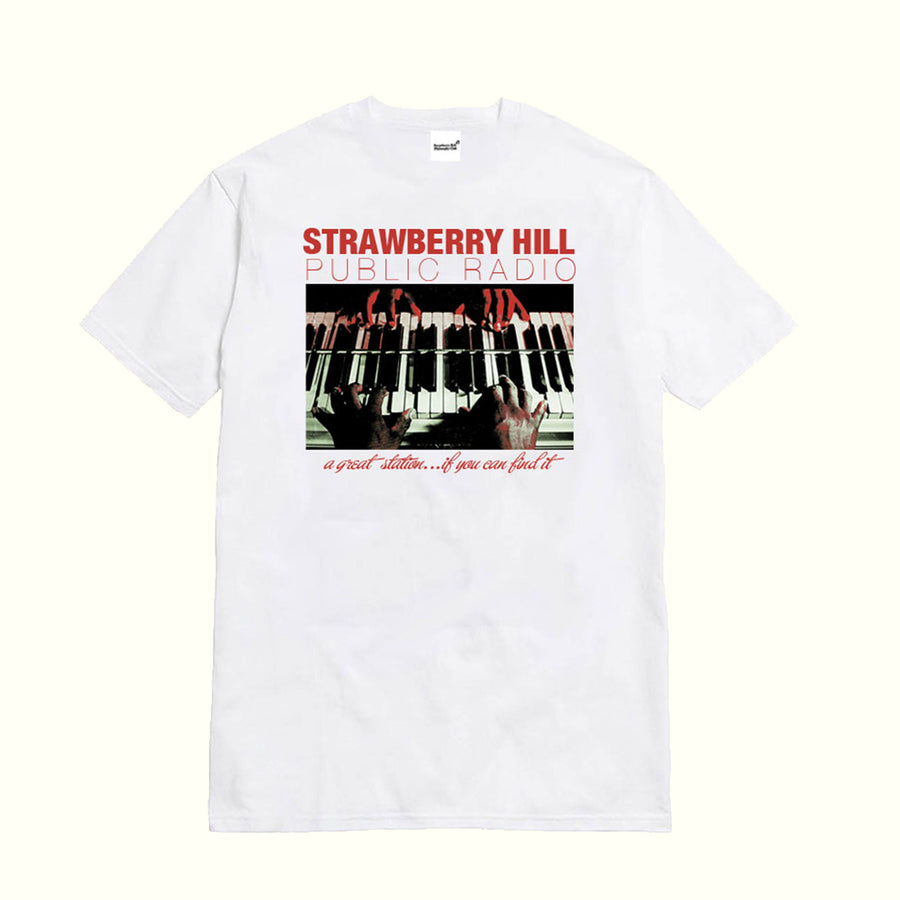 Strawberry Hill Philosophy Club 'Public Radio' T-Shirt - White
