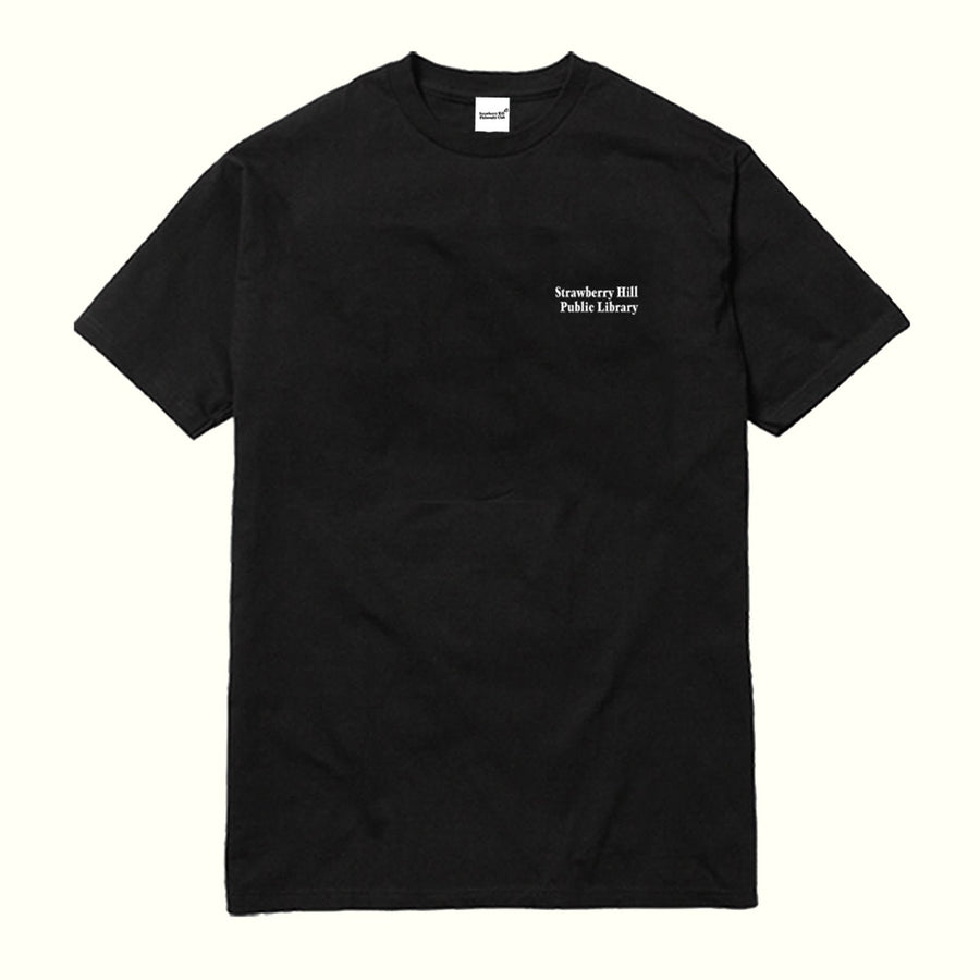 Strawberry Hill Philosophy Club Library T-Shirt - Black