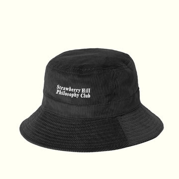Strawberry Hill Philosophy Club Logo Bucket Hat - Black / Cord